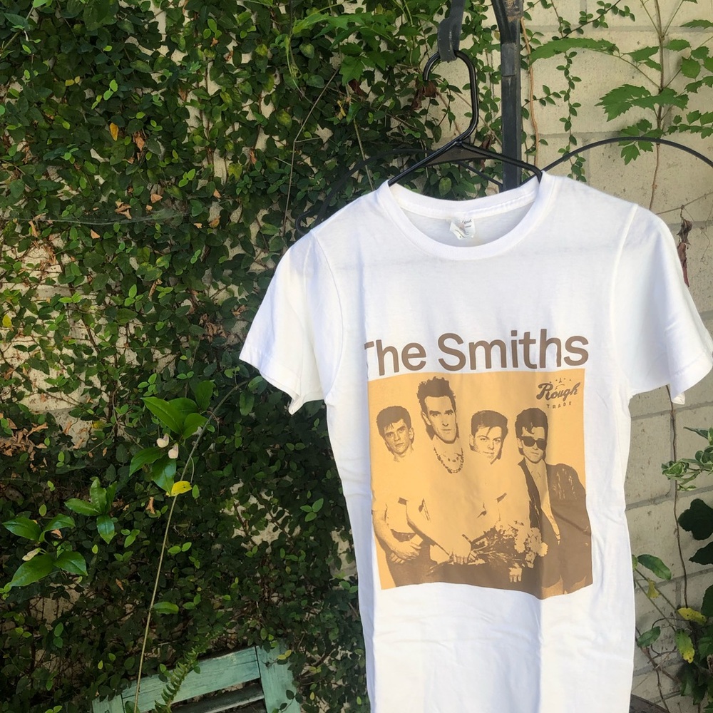 The Smiths Graphic Tee with Brown Print